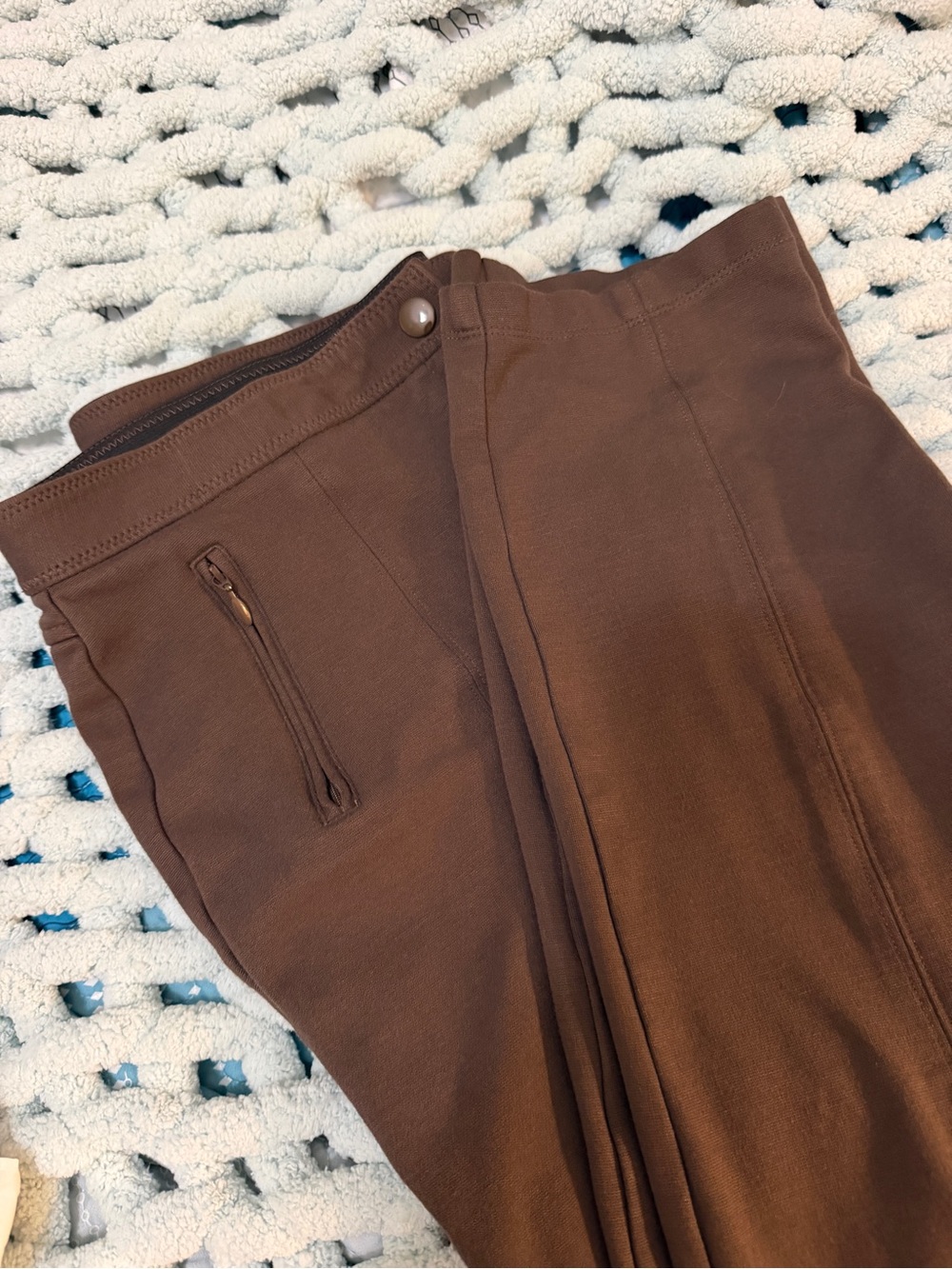 Chico's Brown Stretch Button Up Pants Sz 2.5 - Picture 13 of 13